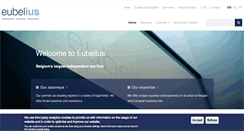 Desktop Screenshot of eubelius.com